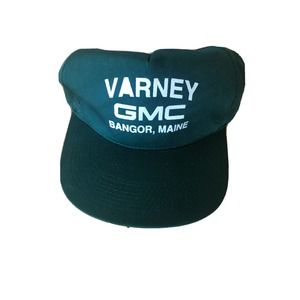 Vintage Maine Varney GMC Green Bangor Snapback style Truckers cap hat